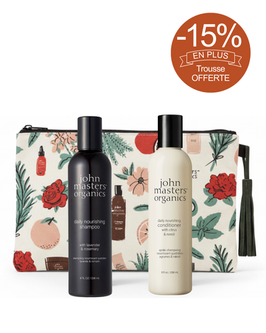 Duo nourrissant quotidien avec trousse de toilette offerte